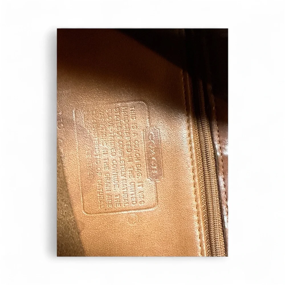 Coach‎ Tan Leather Shoulder Bag